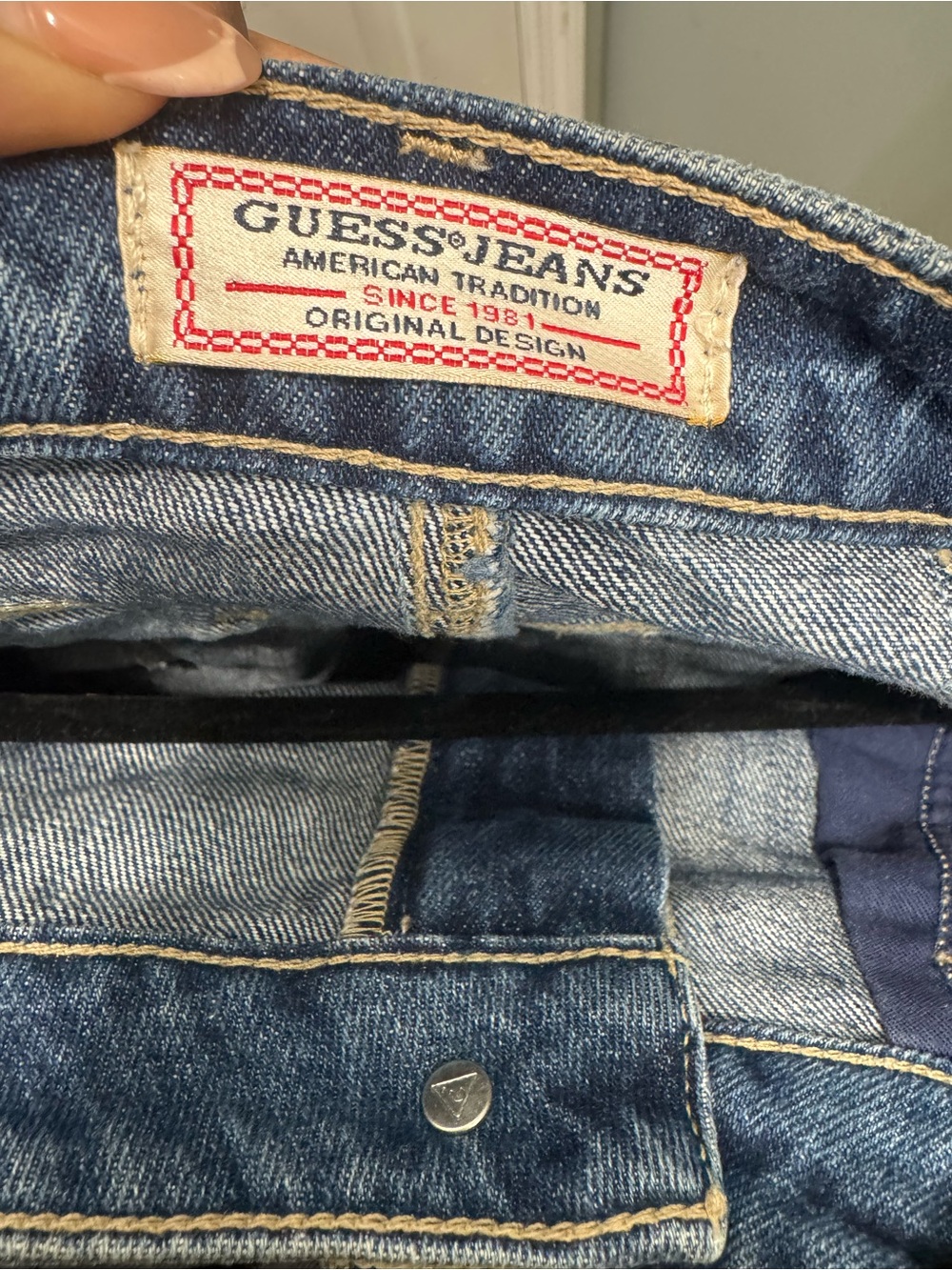Guess women mini skirt Jeans